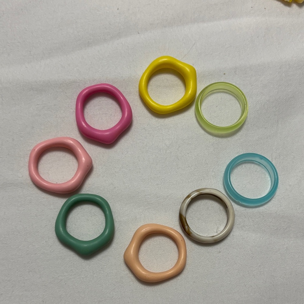 Colorful Kids Ring Set